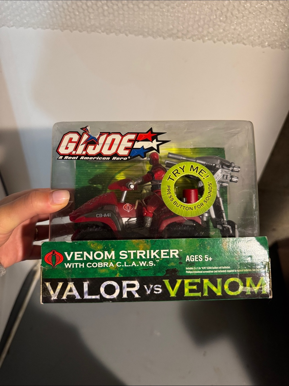 GI Joe Venom Striker Mint Condition In Box